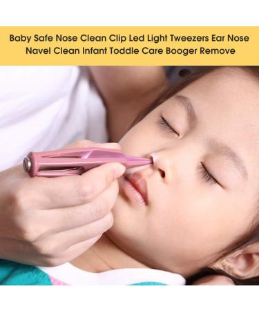 Shop Benkeg Baby Safe Nasal Correct Clip | LED Nose Clean Tweezers for Toddlers | Safe Booger Remover & Ear Cleaning Tool - Buy Online on GoSupps.com