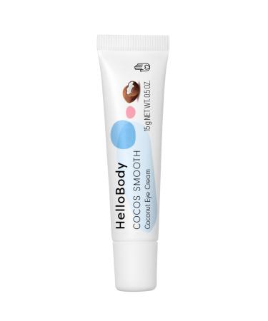 Hellobody Cocos Smooth daily eye cream (15 ml)-moisturizing eye care for normal to dry skin-with coconut oil & atlas cedar bark extract - Buy Online on GoSupps.com