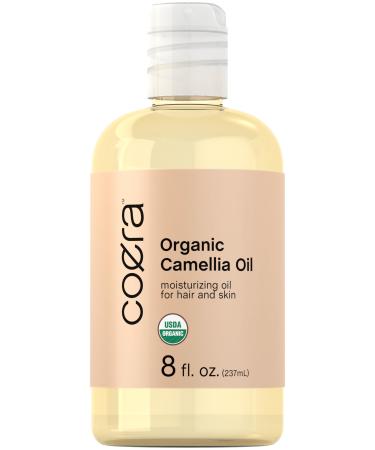Coera Camellia Seed Oil Organic | 8 fl oz | Moisturizing Oil for Hair and Skin | Free of Parabens SLS & Fragrances 8 Fl Oz (Pack of 1)