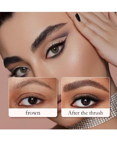 2 In 1 Double Ended Eyebrow Pencil With Replacement Tip Eyebrow Definer Pencil Micro Percision Tip Natural Looking Waterproof No Need To Sharpen And Not Easy To Fade Eyebrow Pencil (Black) - Buy Online on GoSupps.com