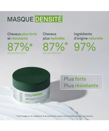 LUXEOL - Routine Densit Compl te - Augmente La Densit Capillaire - Shampooing + Apr s-Shampooing + S rum + Masque Capillaire - Cliniquement Prouv s* - Fabriqu En France - Buy Online on GoSupps.com