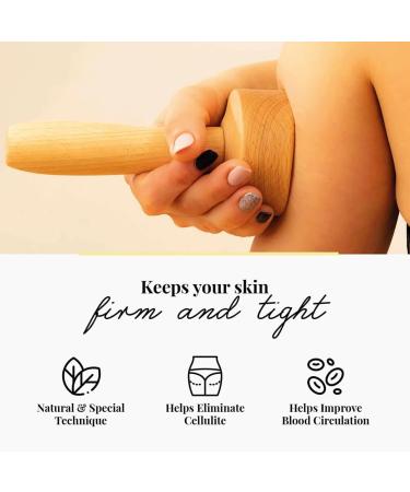 Tuuli Accessories Maderotherapy Wood Set - Massager for Cellulite Lymphatic Drainage & Back Relief | Swedish Cup Included - Buy Online on GoSupps.com