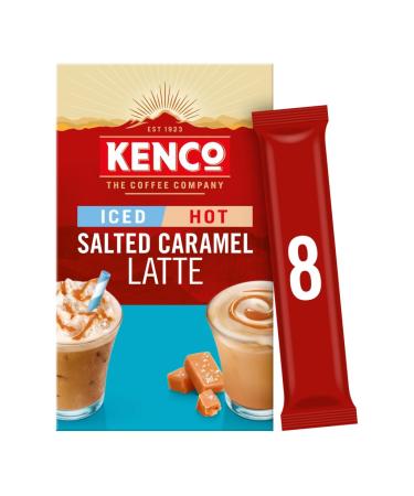 Kenco Sachets de café glacé au caramel salé chaud 8 x 20.3 g 8 ea