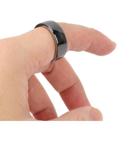 Sleep Tracking Smart Ring | Temperature Monitoring Wearable Gift - Black No. 18 | International Shipping - Buy Online on GoSupps.com