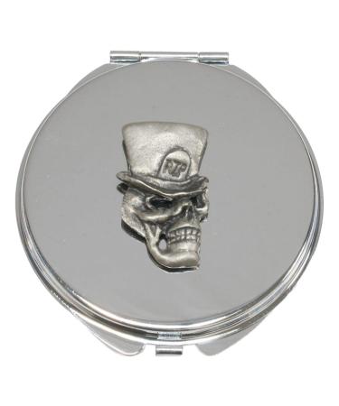 RIP Skull Compact Mirror Handbag Gift With Free Engraving 413