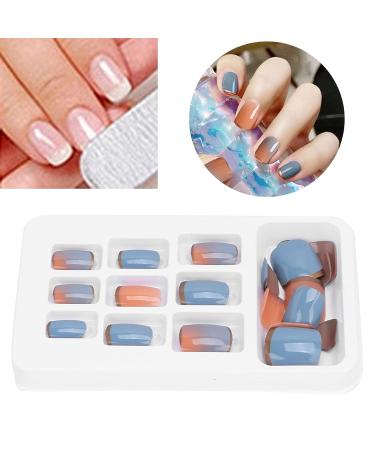 24PC Full Cover Wrong Nails - Removable Ballerina Coffin Nails for Women | Fashion Nail Decoration (P131) - Buy Online on GoSupps.com