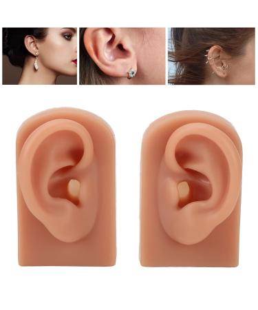 Dark Skin Tone Silicone Human Ear Model for Medical Training - Left & Right | Educational Practice Model - Buy Online on GoSupps.com
