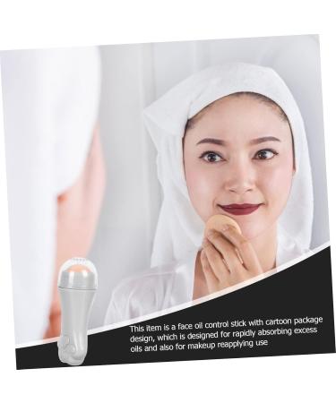 Beavorty Oil Absorbing Face Roller 1pc Volcanic Stone Oil-Absorbing Ball Purifying Clay Mud Face Massager Oil Resistant Grey 1 count (Pack of 1) - Buy Online on GoSupps.com