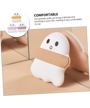  Beatifufu 3pcs Makeup Foam Corner Puff Foundation Sponge Ghost Pretty Puff Cosmic Puff Face Puff Hydrophilic Polyurethane Powder Miss Wet And Dry - Buy Online on GoSupps.com