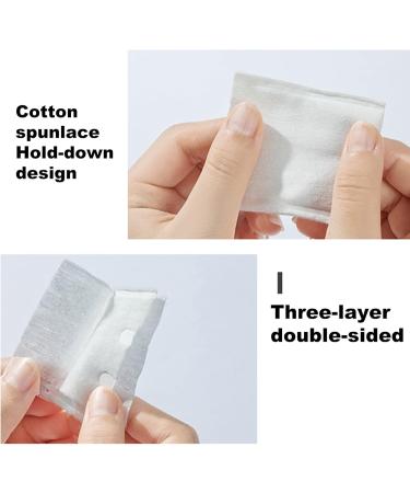 shlutesoy Cosmetic Cotton Strong Water Absorption Cleaning Skin Mini Facial Clean Nail Wipes Debris Skin Care Pad for Travel 50 - Buy Online on GoSupps.com