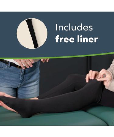 SiennaWrap Compression Wrap for Calf - Contoured Design (Black Medium) | International Shipping Available - Buy Online on GoSupps.com