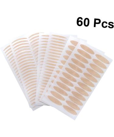 Mikinona 60 Sheets Stickers Fiber Eyelid Lift Strip Lace Double Eyelid Sticker Adhesive Tape No Trace Man - Buy Online on GoSupps.com