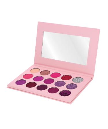 Didiseaon 15 Eyeshadow Compact Glitter Eyeshadow Colorful Eyeshadow Makeup Palette Eyeshadow Palette Purple