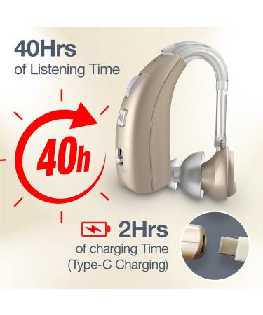 Delmicure 1303D Rechargeable Digital Noise Reduction Headphones - 2 Mode Gold Pair - Shop Internationally! - Buy Online on GoSupps.com
