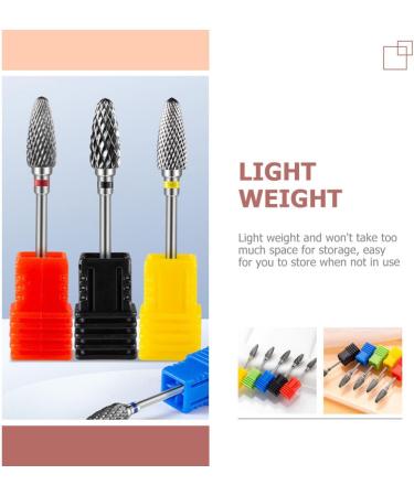 POPETPOP 5pcs Nail Polisher Professional Nail Drill Bits Nail Drill Bits for Nails Nail Drill Bits for Acrylic Nails Manicure Drill Heads Tools Vacuum Tungsten Steel Alloy Replacement Head 7x1.3cmx5pcs As Shown 1x5pcs - Buy Online on GoSupps.com