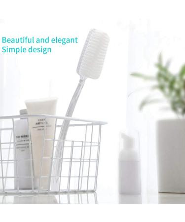 McZCent XL Back Brush - Plastic Long Stem Exfoliating Body Brush for Dry Brushing & Showering | International Shipping Available - Buy Online on GoSupps.com