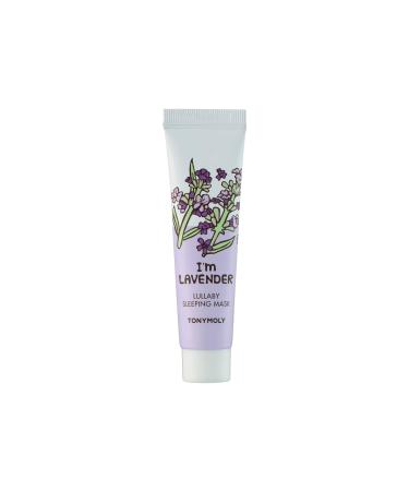 TONYMOLY I'm Lavender Lullaby Sleeping Mask (Travel Size) 1 Count (Pack of 1)