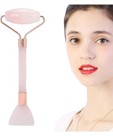 Verdant Touch Dual Head Face Roller - Skin-Friendly Gua Sha Massage Tool for Glowing Skin - Buy Online on GoSupps.com