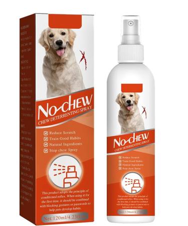 GHEART Anti Chew Spray for Dogs Chew Deterrent Spray Anti Chew Deterrents Natural No Chew Spray Anti-Chew Bitterness Spray No Chew Spray for Puppies Prevent Licking Marking Chewing