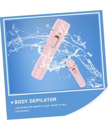 Ipetboom 1 Set Electric Eyebrow Trimmer & Body Razor for Women - Cordless Face & Lip Razor Tool in Pink - Buy Online on GoSupps.com