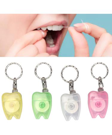 Verdant Touch Tooth Shape Box - Portable Mouth Care Kit with Tongue Scraper & Dental Floss | Ideal Travel Dental Accessories - Buy Online on GoSupps.com