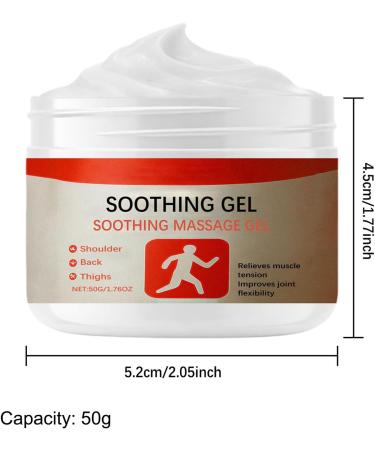 Gel Soin Du Genou | Absorption Rapide Non Graisse Gel Massage Corps - pour Poignets Coudes Mains Cou Dos paule Hommes Femmes Personnes Sportives - Buy Online on GoSupps.com