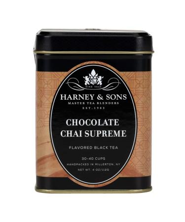 Harney & Sons Chocolate Supreme Chai Loose Tea - 4 Oz - Buy Online on GoSupps.com