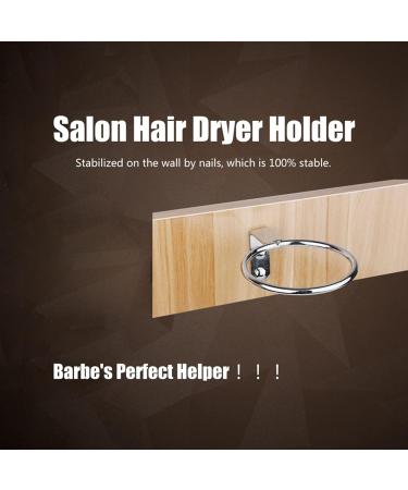 Hair Dryer Holder Salon Galvanized Stainless Steel Hair Dryer Holder Hands Blow Dryer Holder - Buy Online on GoSupps.com