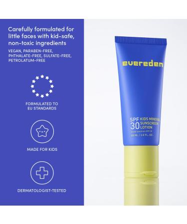Evereden Kids Face Cream: Cool Peach 1.7 oz. & SPF 30 Mineral Sunscreen | Clean and Non-Toxic Kids Products | Multi-Vitamin Skin Care - Buy Online on GoSupps.com