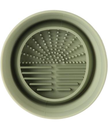Dekaim Makeup Brush Cleaner Bowl Silicone Makeup Brush Cleaning Pad Bowl Scrubber Make Up Brush Cleaner Pad Portable To Clean for Brush Powder Puff - Buy Online on GoSupps.com