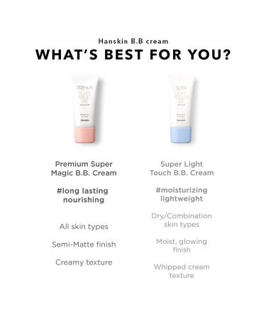 Hanskin Premium Super Magic BB Cream SPF 30 - Long Lasting Tinted Moisturizer Strong Coverage & Flawless Finish | 30g - Buy Online on GoSupps.com