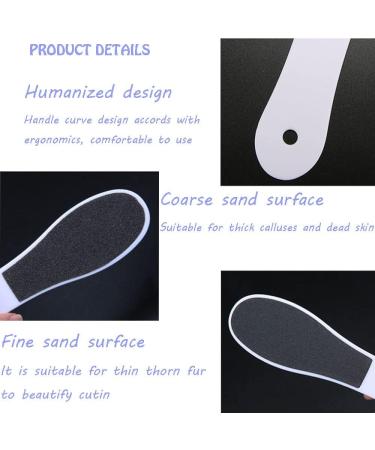 AWAVM 4-Piece Double-Sided Foot File Dead Skin Removal Professional Foot Care Tool Suitable for Hard Skin and Dry Cracked Foot Care - Buy Online on GoSupps.com