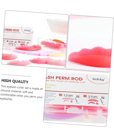 8 Pairs Silicone Eyelash Perming Pads - Hot Eyelashes Grafting & Curling Shields | Perfect for Extensions & Perming - 8.6x5.4cm - Buy Online on GoSupps.com
