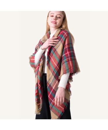 Shop HANXIULIN Women's Elegant Autumn Triangle Scarf - Luxurious Casual Wrap for Winter | One Size - Buy Online on GoSupps.com