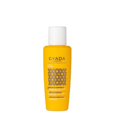 GYADA COSMETICS GYADA COSMETICS After sun shampoo moisturizing shampoo for frequent washing removes salt chlorine sand and sun protection based on aloe vera carrot oil and protein