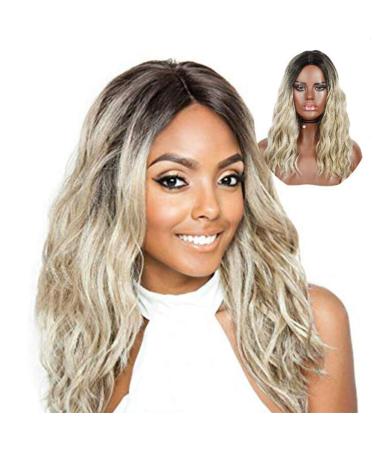 Wig center separates the women long curly wigs 20 inch wigs synthetic wigs natural women brown