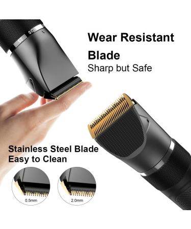 Professional Hair Clippers for Men - Stainless Steel Hair Clipper Set & Beard Trimmer | Multifunctional Haircut Tools - Buy Online on GoSupps.com