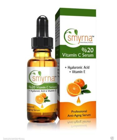 Buy 3-Pack Vitamin C Serum for Face - 20% Pure Vitamin C Organic Vegan Hyaluronic Acid Anti-Aging & Sun Spot Reduction - 1 Fl Oz - Smyrna - Buy Online on GoSupps.com
