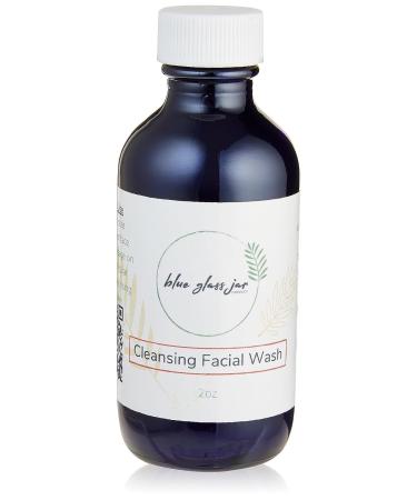 Activated Charcoal and Bentonite Clay Cleansing Facial Wash Infused with Rosemary 2 oz