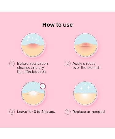 Buy The Pink Method Pure Hydrocolloid Acne Patches | Salicylic Acid Tea Tree & Centella | 72 Count Blemish Stickers in 3 Sizes | Fast International Shipping - Buy Online on GoSupps.com