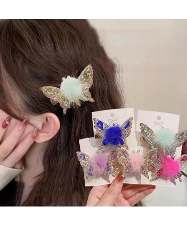 Limtula Hair Clip for Girl Children Women Elegant Hairpins Butterfly Hair Barrettes Lady Girls Headdress Accessories Royal Blue - Buy Online on GoSupps.com