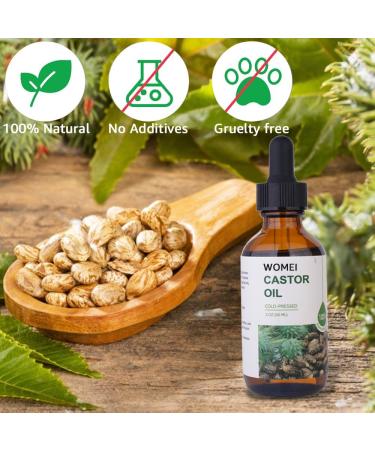 100% Pure Jamaican Black Castor Oil - Cold Pressed Unrefined Hair Growth & Skin Moisturizer 2 oz (60 ml) - Shop Internationally - Buy Online on GoSupps.com