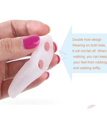 Pink Silicone Toe Separators - 10 Pcs for Tailor's Bunion Pain Relief and Protection - Buy Online on GoSupps.com
