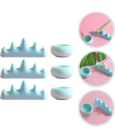 FOMIYES 5 Sets Nail Art Brush Cup Nail Art Supplies Nail Pens Makeup Brush Organizer Sponge Holder Soak Off Bowl Nail Art Cups Makeup Brush Holders for Vanity Manicure Accessories Plastic - Buy Online on GoSupps.com