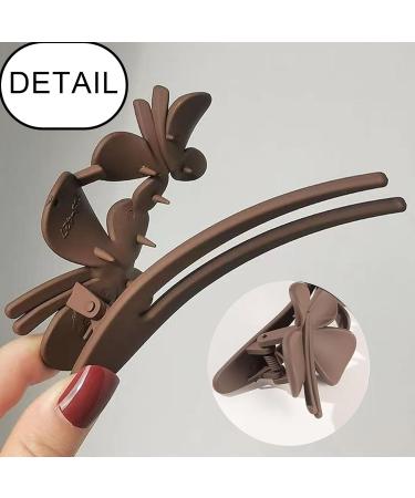 5 Pack Hair Claw Clips Large matte butterfly claw clip for for Women or Girls with Thick Hair Curly Straight Long Hair - Buy Online on GoSupps.com