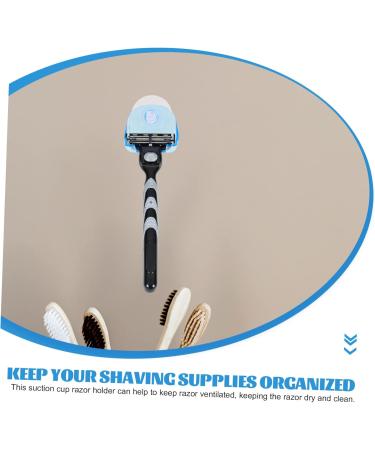 Foytoki 2-Piece Razor Rack Holder | Wall-Mounted Manual Razor Organizer for Bathroom - Space-Saving Shaver Storage - Buy Online on GoSupps.com