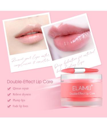 Strawberry Lip Peeling & Moisturizing Mask - Intensive Repair Treatment for Fading Lip Lines (9g) - Buy Online on GoSupps.com