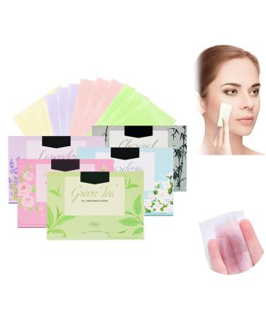 Oil absorbing leaves facial broken paper 500 leaves natural Oil Control Paper Oil Control Paper Oil-L schpasser Natural Face Blotting Papers for Men Women Oligent