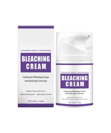 Rubu22a Removes Dark Spots for Body Skin Whitening Cream with Vitamin C for Intimate Zone Skin Lightening Cream Correction for Armpits Knees Elbows Inner Thighs and Bikini Zone 50 50g