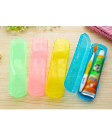Portable Toothbrush & Toothpaste Holder Case - Digjobk Green Organizer Box for Travel & Camping - Buy Online on GoSupps.com